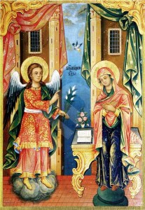Икона „Благовещение“, Тревненска иконописна школа, 1880 г